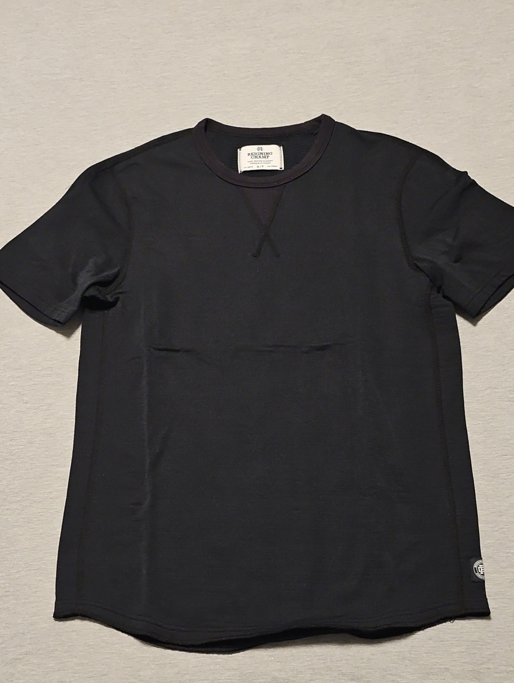 Reigning Champ Heat Tech Black T Shirt